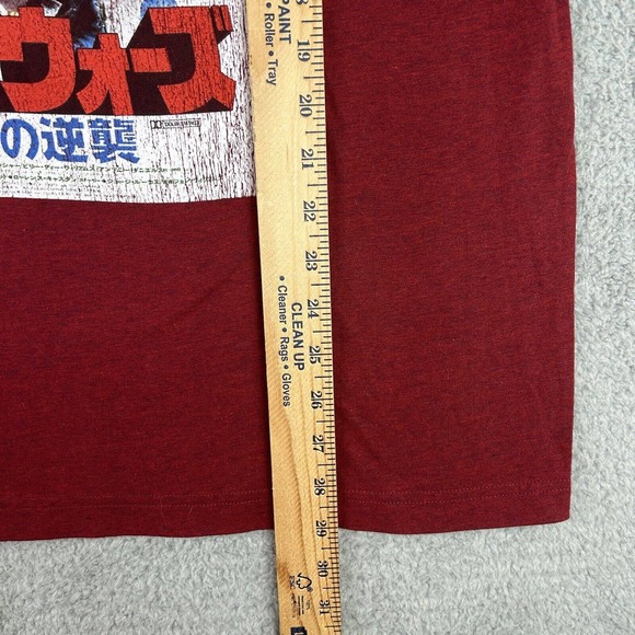 Star Wars Shirt Mens 2XL Red Short Sleeve Rebel Base Poster Graphic Crew Neck - Picture 6 of 9